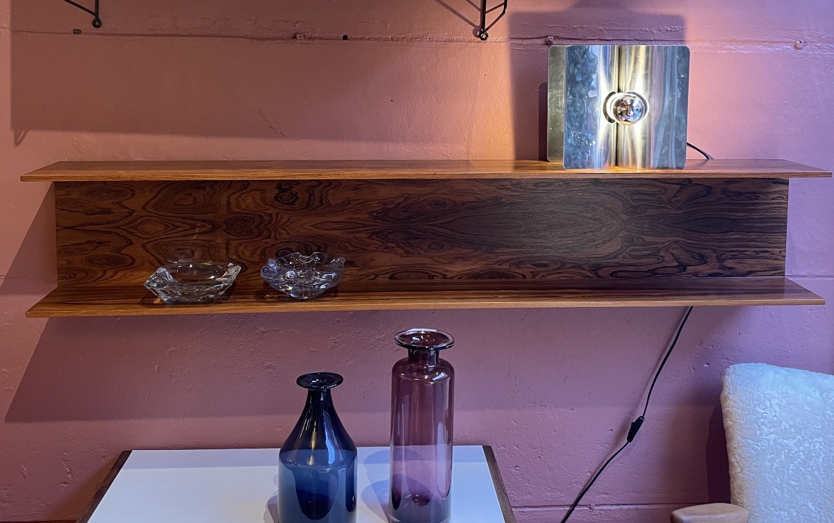 Etagère flottante  Wilhem Renz  palissandre -photo-3