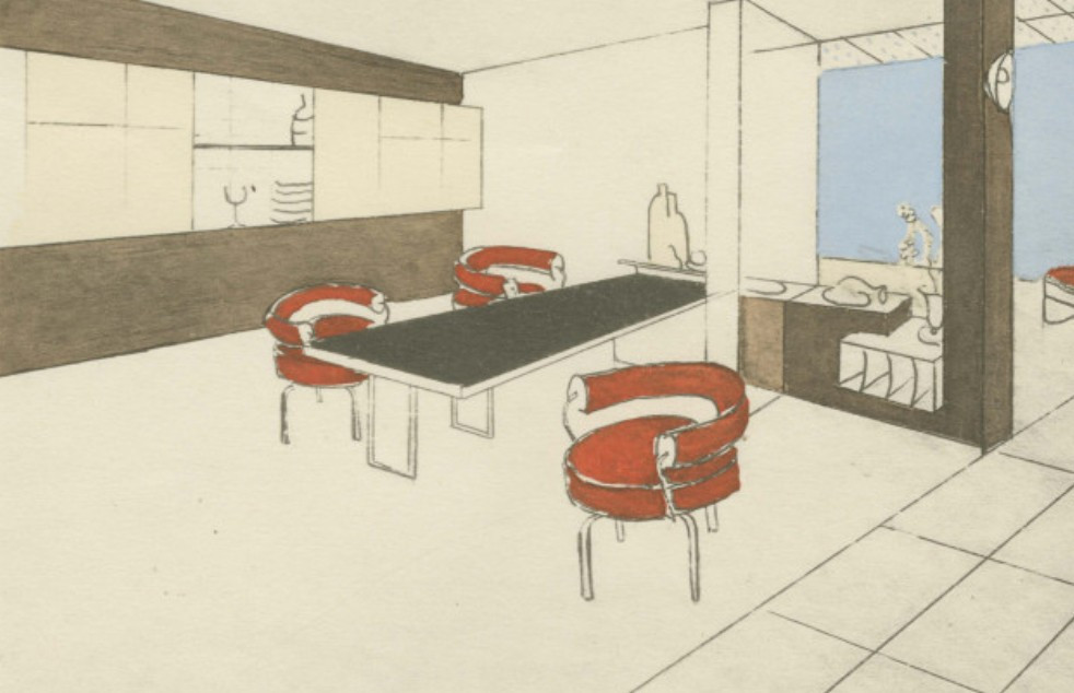 Table Or Desk Ospite Charlotte Perriand-photo-5