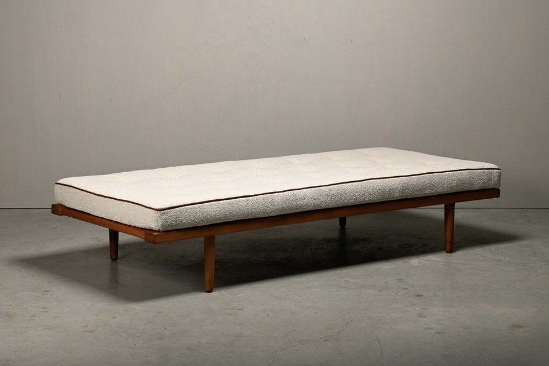 Structure Daybed Danois. Années 60. chêne -photo-3
