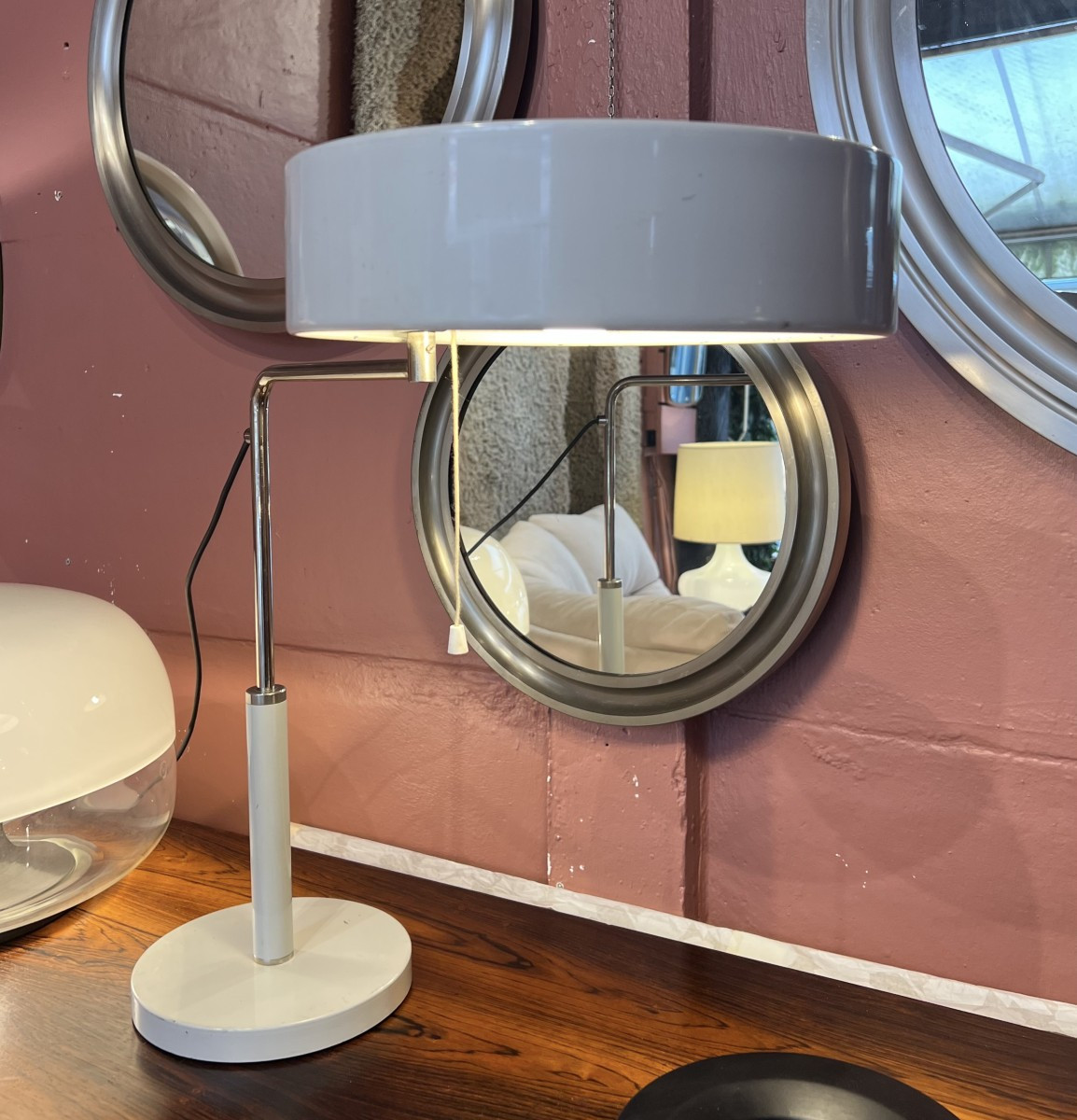 Lampe de table ou de bureau Alfred Müller pour Belmag. Suisse 1969-photo-2