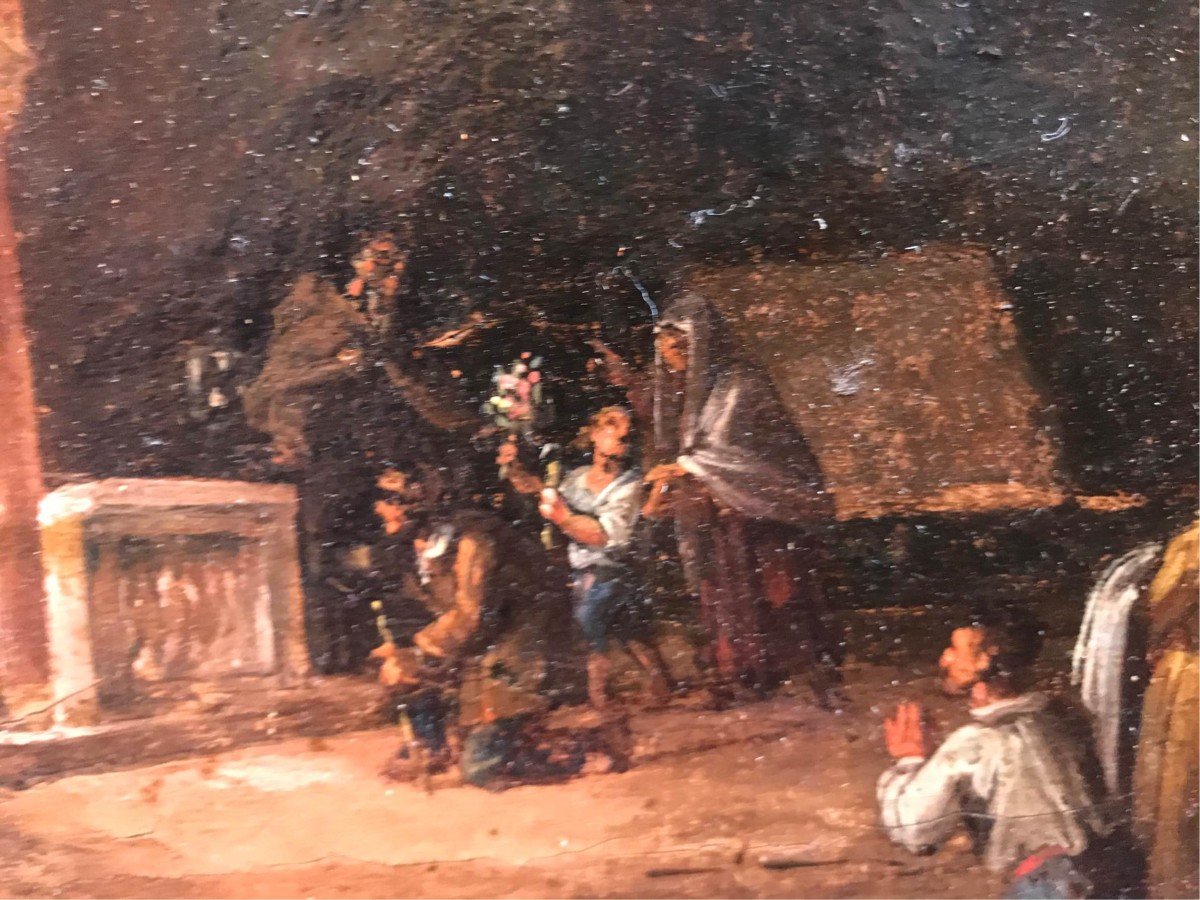 Palerme - Intérieur de la grotte de Santa Rosalia - ca 1820 Italie Sicile Espagne ​-photo-2