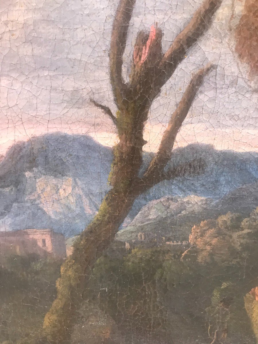 Italian Landscape, Late 17th Century, Bolognese School Grand Tour Italy -photo-4