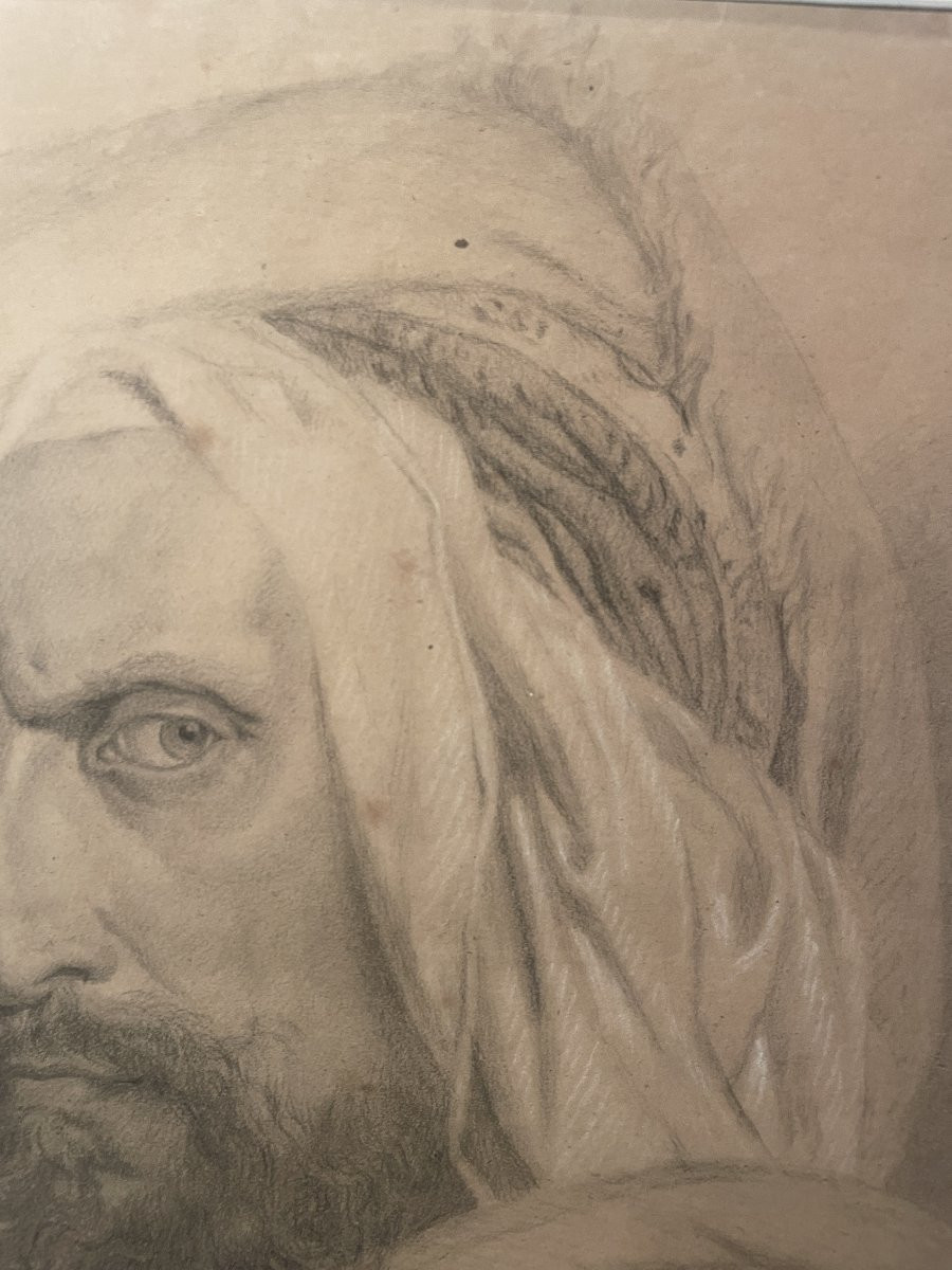 Portrait Of Oriental Man Whith Turban-photo-3