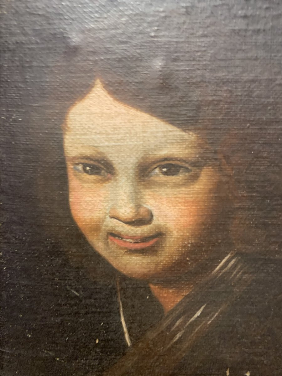 Giovanni Antonio Galli, Known As Spadarino (attr.) Portrait Of A Child - Italy - XVII S-photo-2