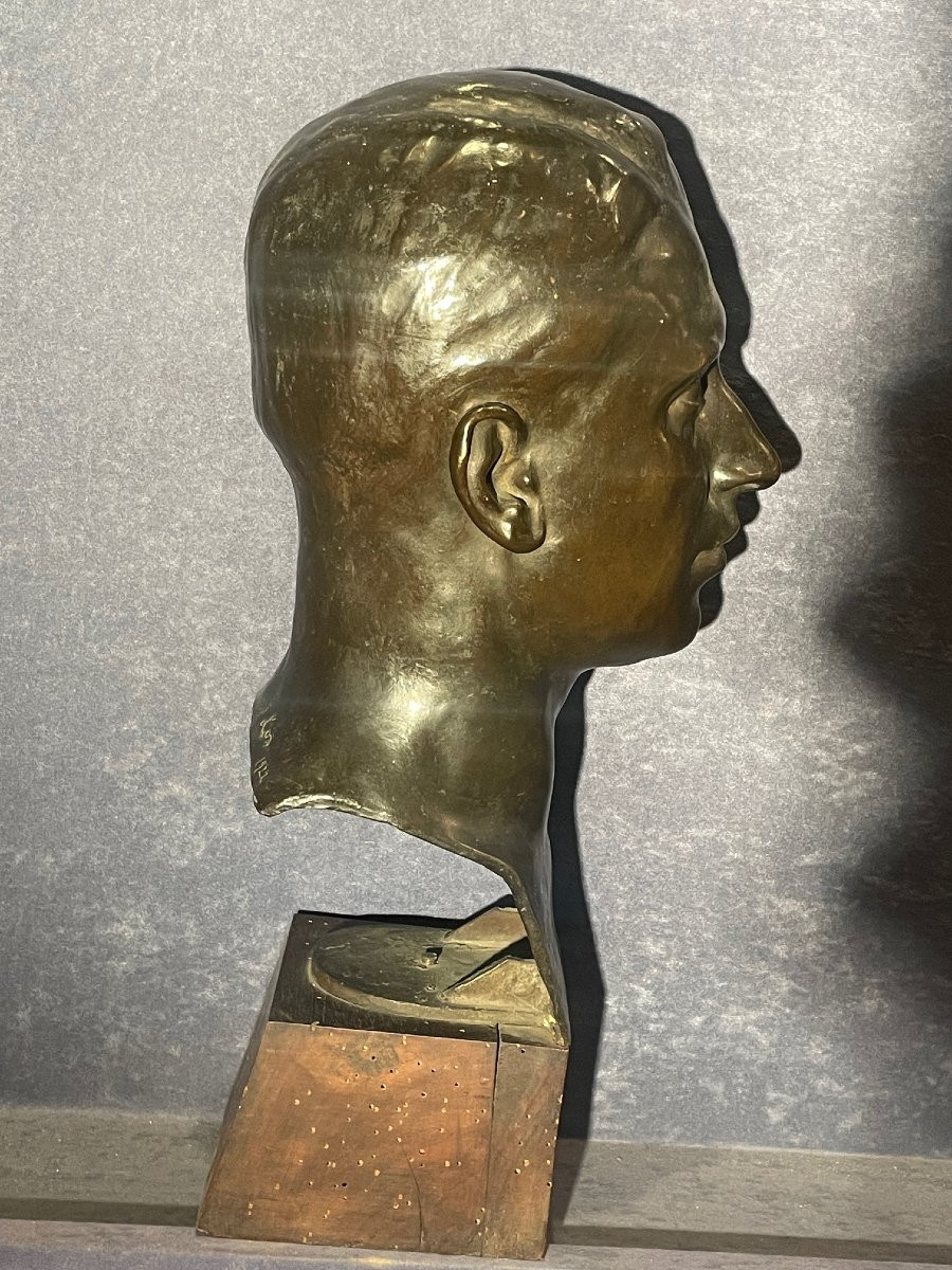 N.Los- Sculpture en bronze  - Italie - 1922-photo-3