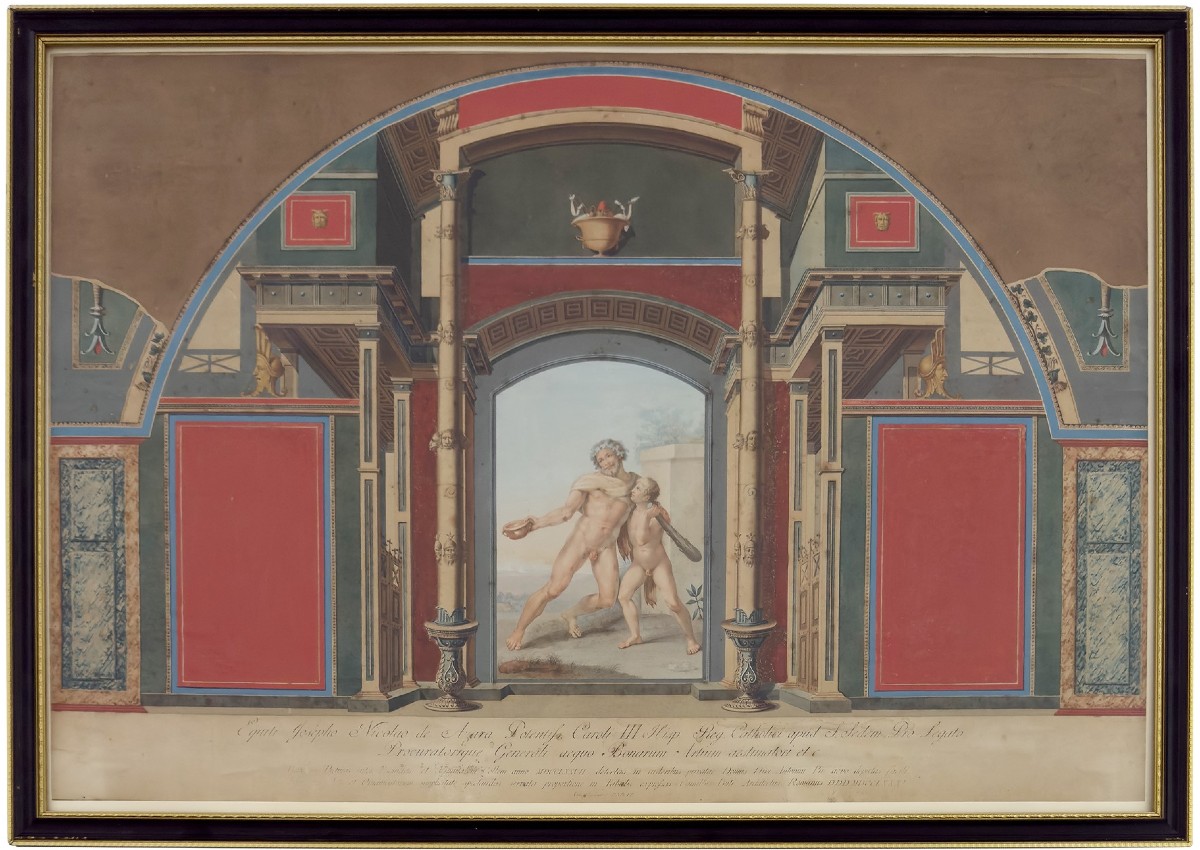 Buti - Campanella - Villa Negroni à Rome -1780  ca Grand Tour Italie-photo-3