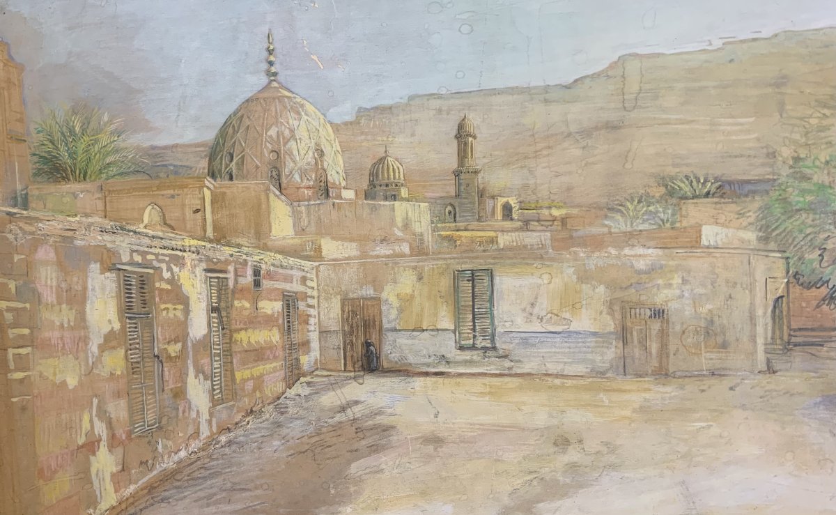 Cesare Biseo - Mosquée à Tanger - Maroc - orientalisme Rome orientaliste Italie Afrique 1875 ca-photo-2