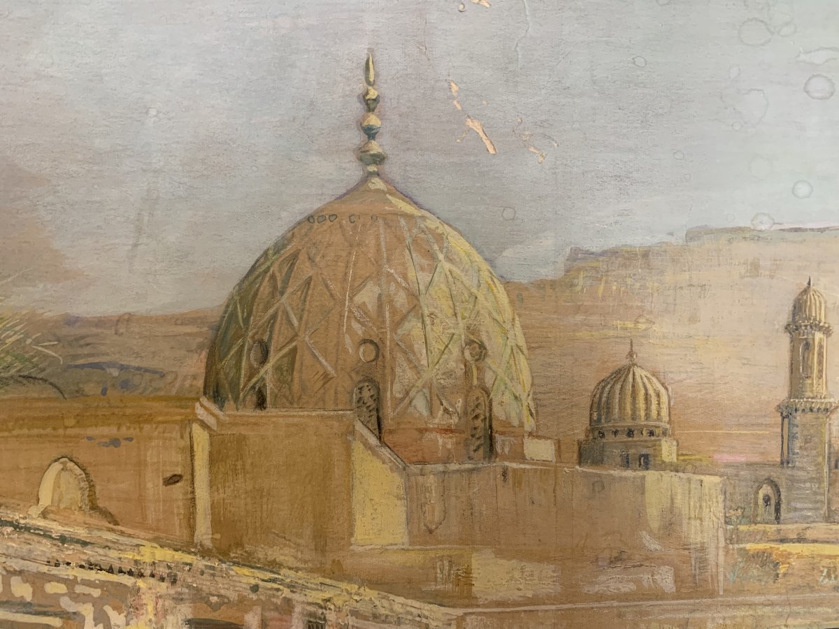Cesare Biseo - Mosquée à Tanger - Maroc - orientalisme Rome orientaliste Italie Afrique 1875 ca-photo-4