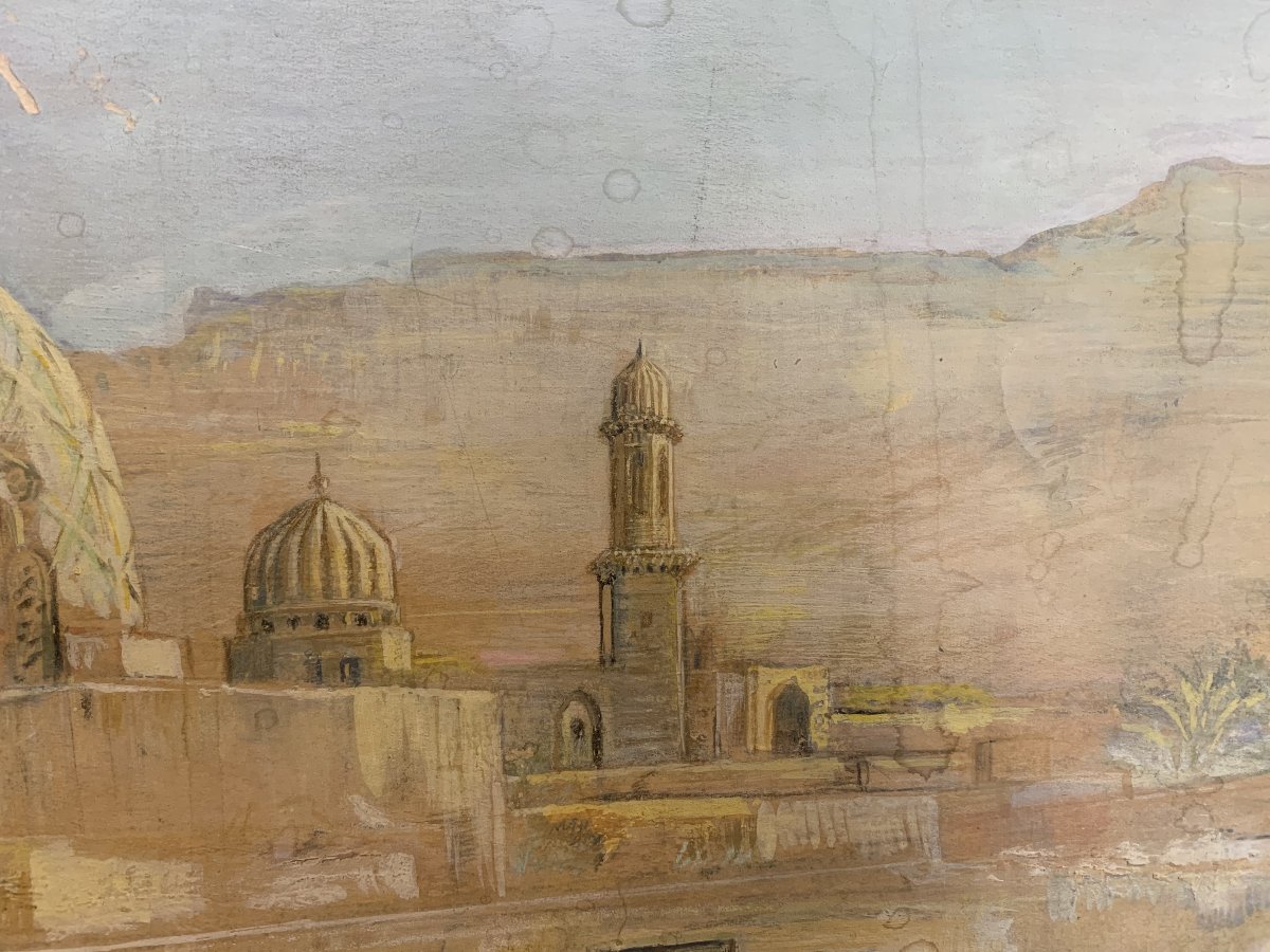 Cesare Biseo - Mosquée à Tanger - Maroc - orientalisme Rome orientaliste Italie Afrique 1875 ca-photo-2