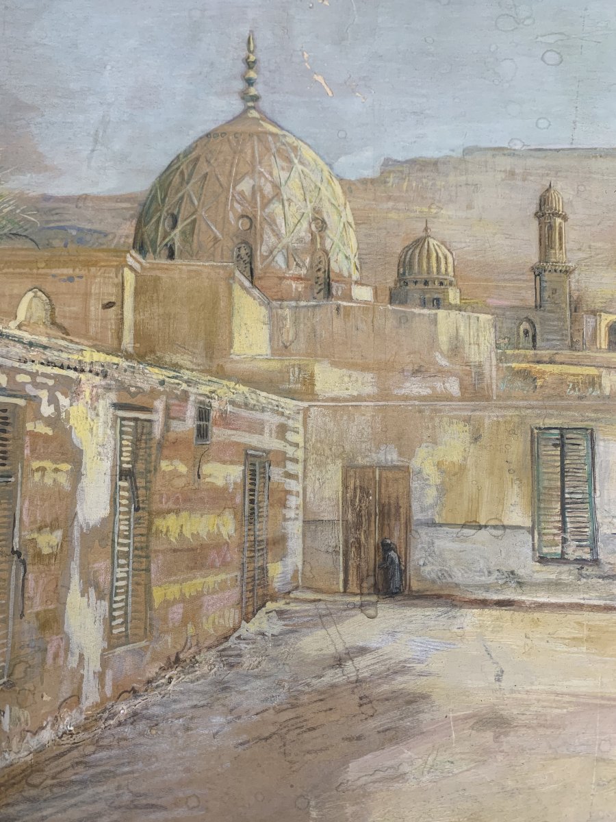 Cesare Biseo - Mosquée à Tanger - Maroc - orientalisme Rome orientaliste Italie Afrique 1875 ca-photo-3