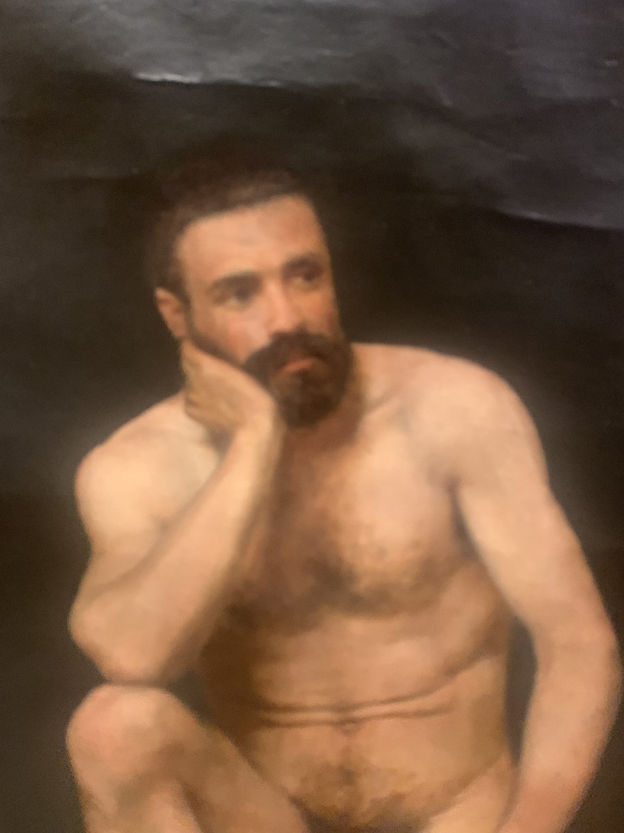 Académie du nu masculin - Carmelo Giarrizzo - XIXe siècle - Palerme - homme-photo-3