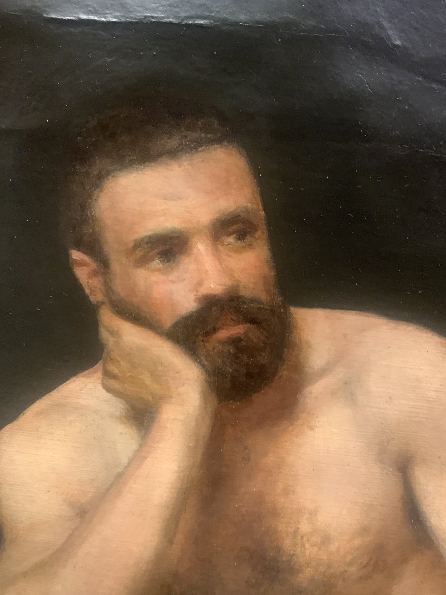 Académie du nu masculin - Carmelo Giarrizzo - XIXe siècle - Palerme - homme-photo-5