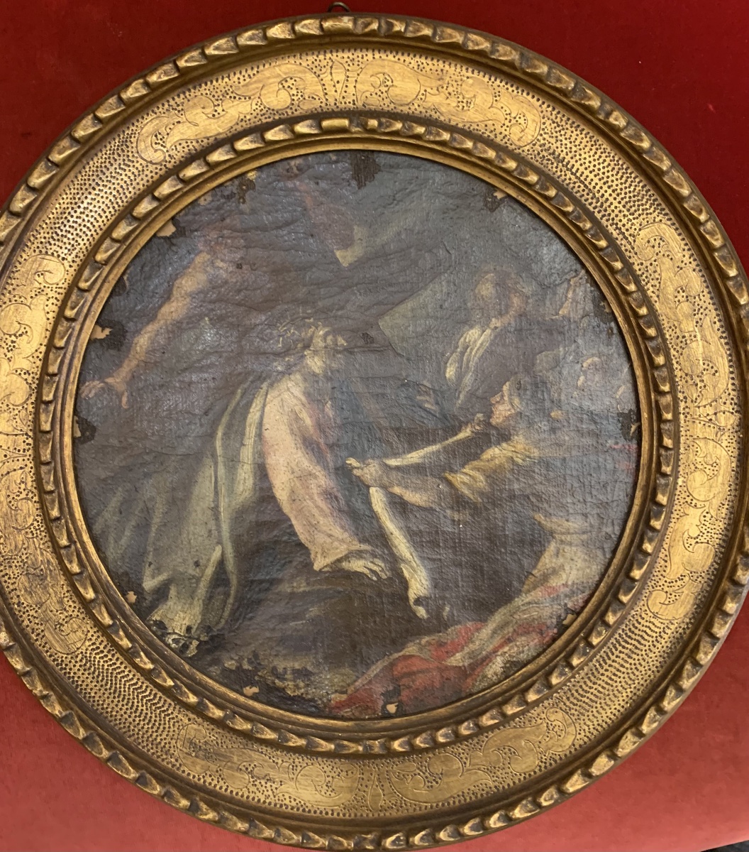 École napolitaine - Six tableaux de la vie du Christ - fin XVIIe siècle - Italie, Naples-photo-2