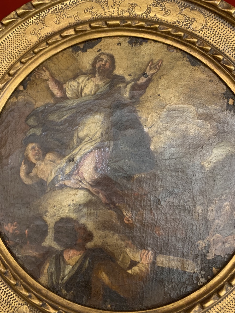 École napolitaine - Six tableaux de la vie du Christ - fin XVIIe siècle - Italie, Naples-photo-3