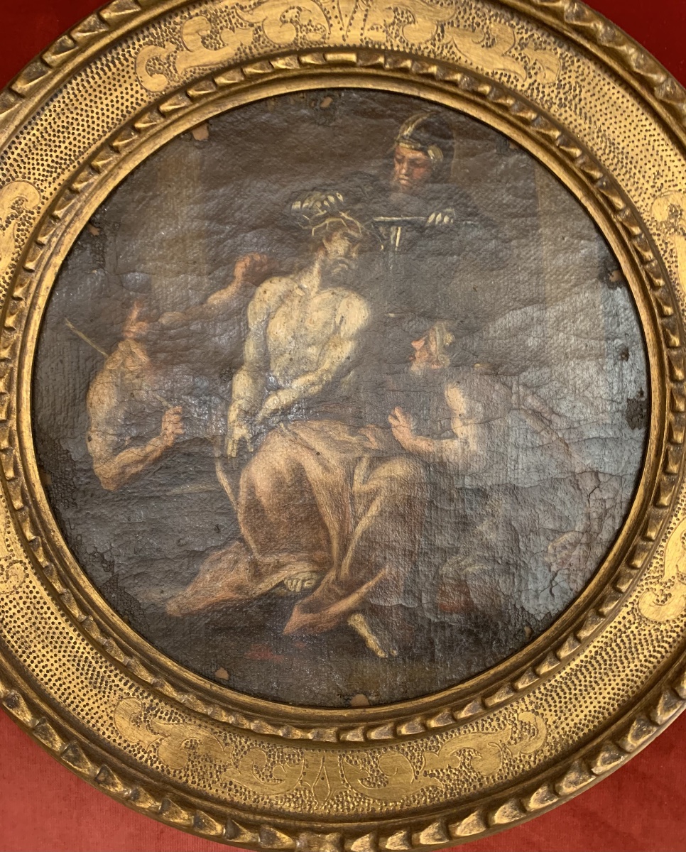 École napolitaine - Six tableaux de la vie du Christ - fin XVIIe siècle - Italie, Naples-photo-3