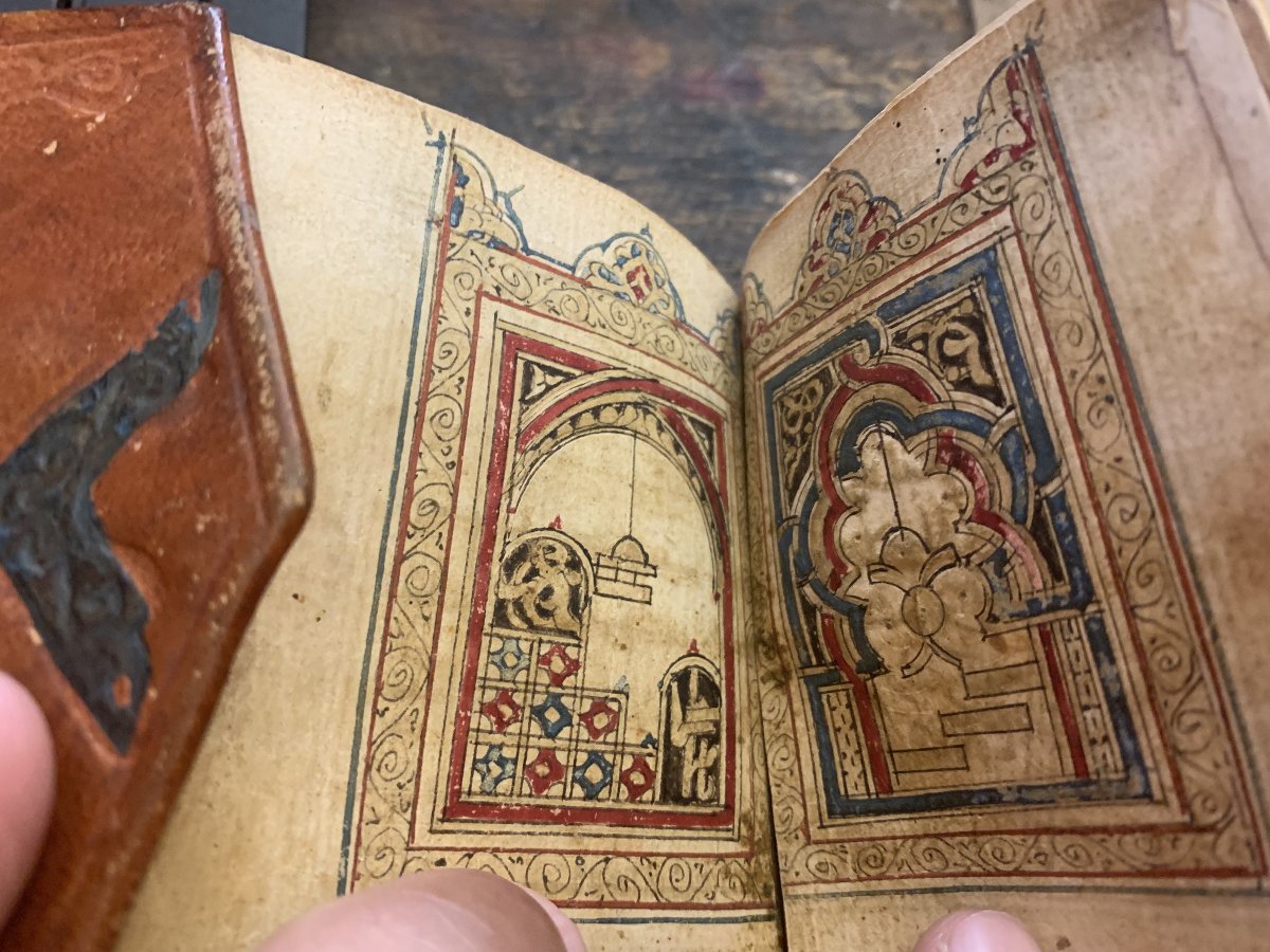  Muslim Prayer Book—al-busiri—18th-century North African Manuscript Of The Quran Medina-photo-3