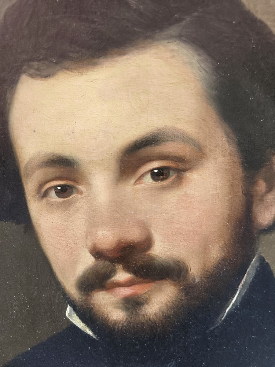 A Beautiful Portrait Of A Young French Man From The Mid-19th Century-photo-4