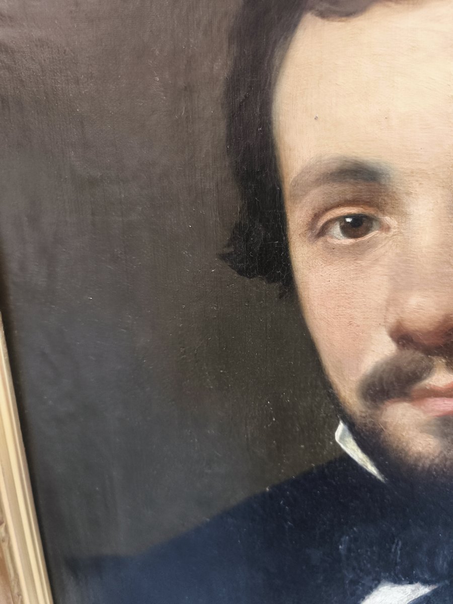 A Beautiful Portrait Of A Young French Man From The Mid-19th Century-photo-2