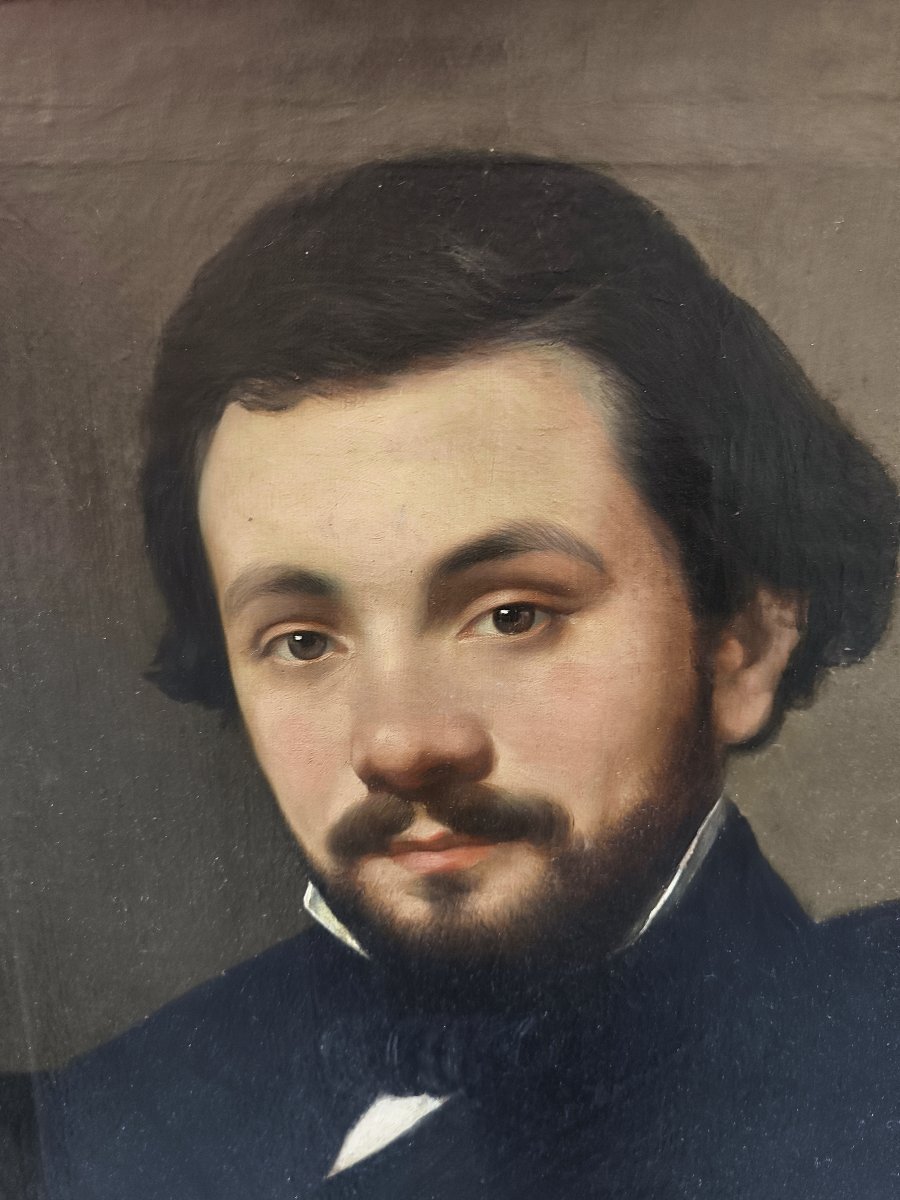 A Beautiful Portrait Of A Young French Man From The Mid-19th Century-photo-5