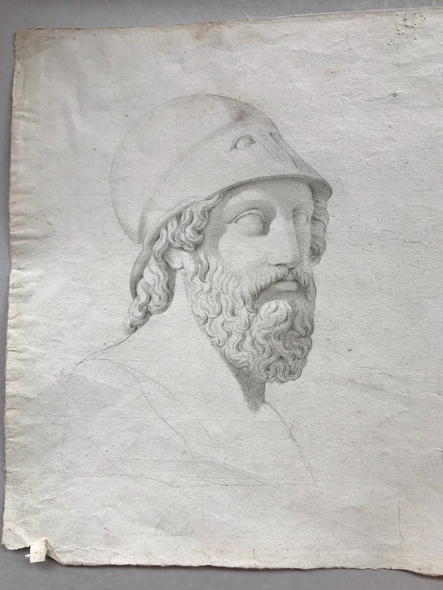 Ercole E Pericle - Drawing XVIII S. - Neoclassical--photo-1