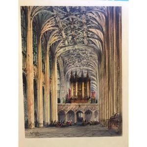 Gabriele Carelli - View Of Windsor Church England - Naples Italy  -london Gb