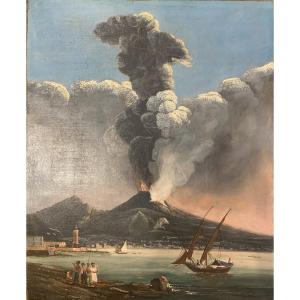 Eruption Of Vesuvius French School 1859 Naples, Italy, Naples, France Bible
