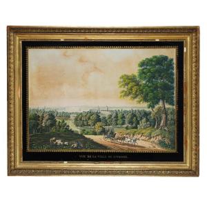 Une Vue De Greenwich Park A Londre- T.de L’argile - 1815 Aquatint