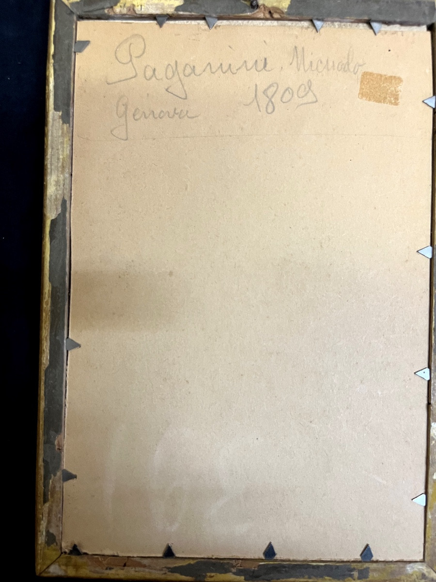 Paintings Under Glass Of The Young Paganini And His Sister-photo-1