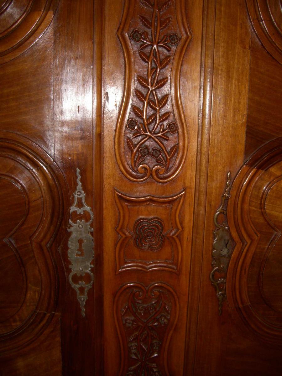 Armoire Louis XV Provençale-photo-4