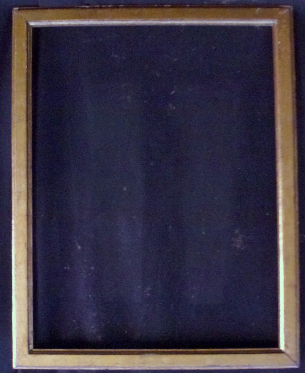 N° 864 Frame Early XIXth Repainted Wood For Chassis 65.5 X 49.5 Cm-photo-4