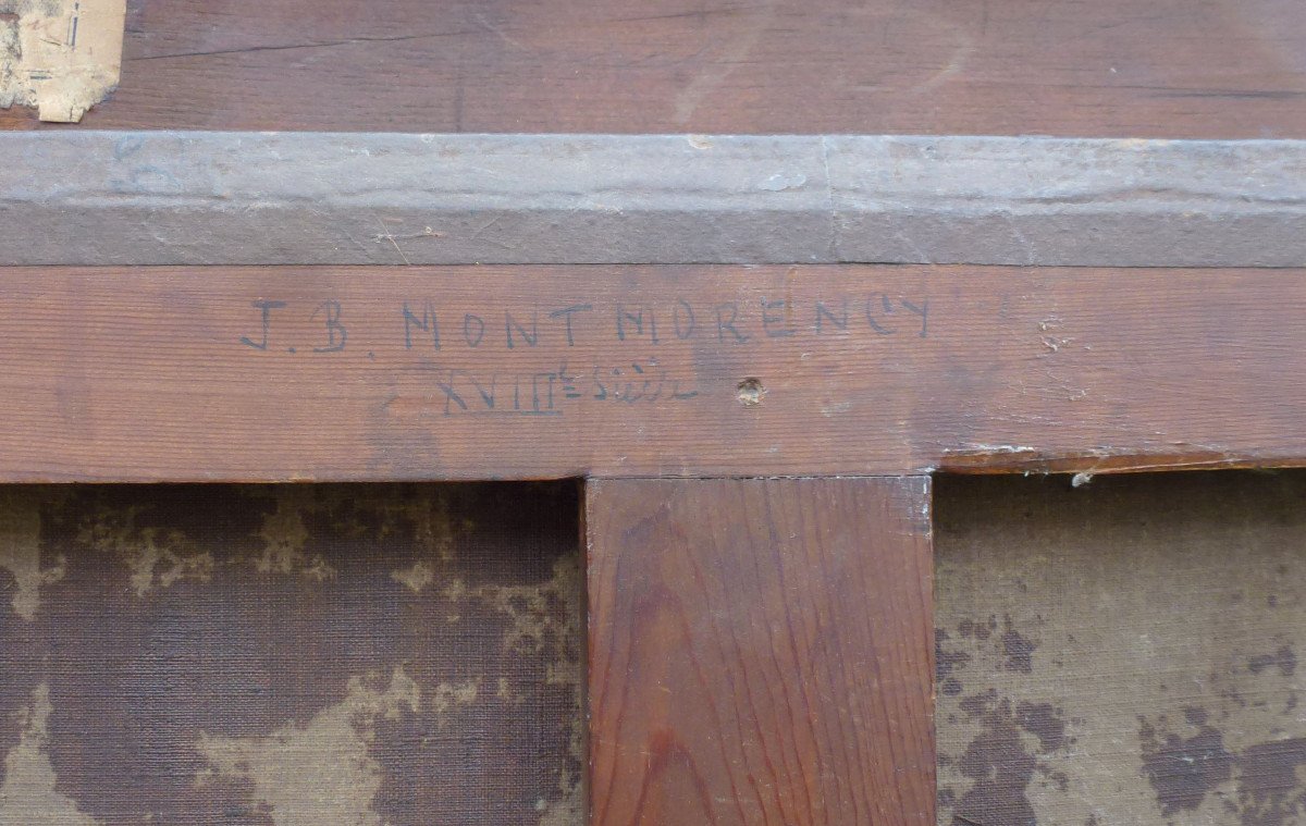 Portrait Of A Man From Montmorency Oil / Canvas Early Eighteenth Century-photo-7