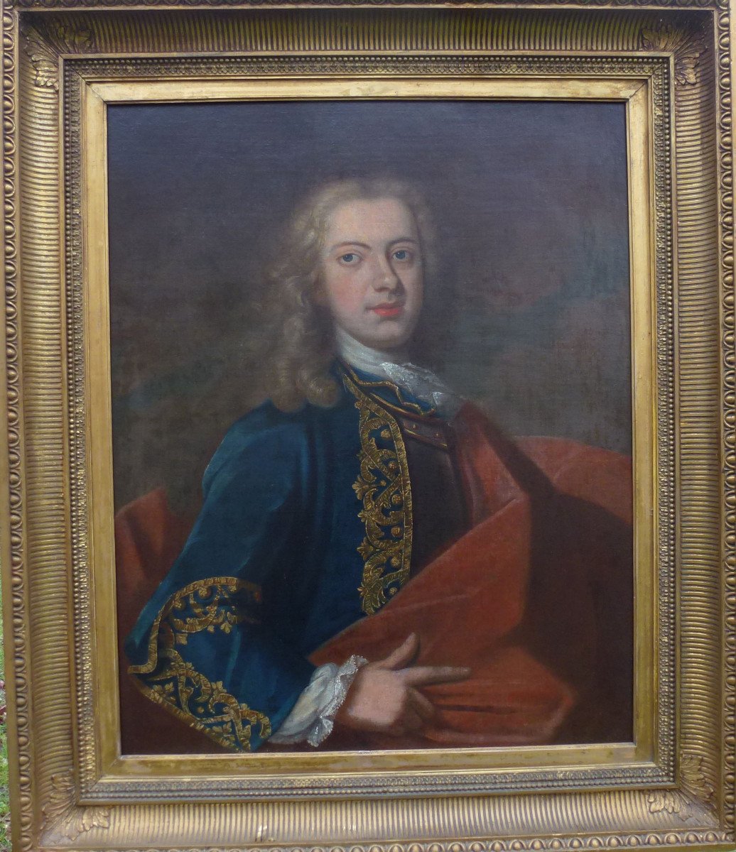 Portrait Of A Man From Montmorency Oil / Canvas Early Eighteenth Century