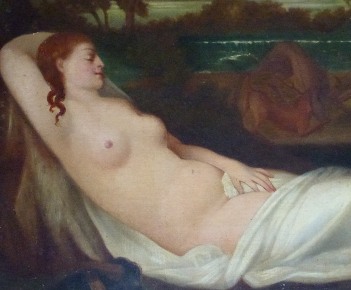 The Venus Of Pardo After Titian French School Early 19th Century Oil/canvas-photo-1