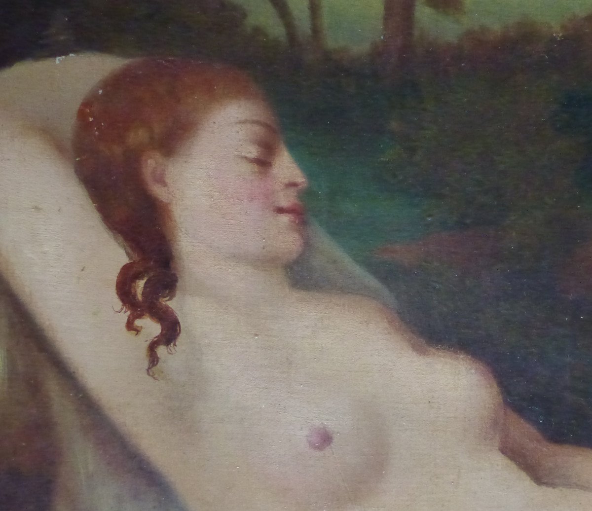 The Venus Of Pardo After Titian French School Early 19th Century Oil/canvas-photo-6