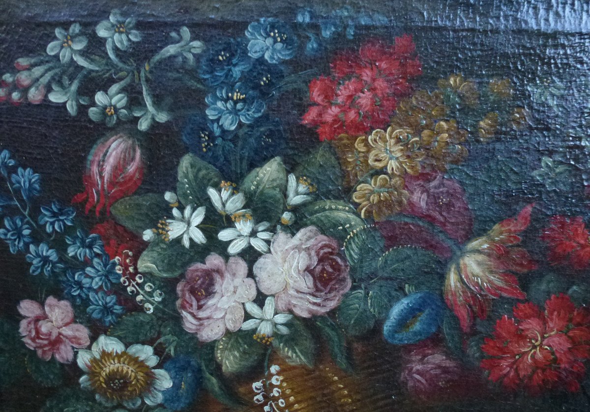 Painting Still Life With Fish Italian School Oil/canvas 17th Century-photo-1