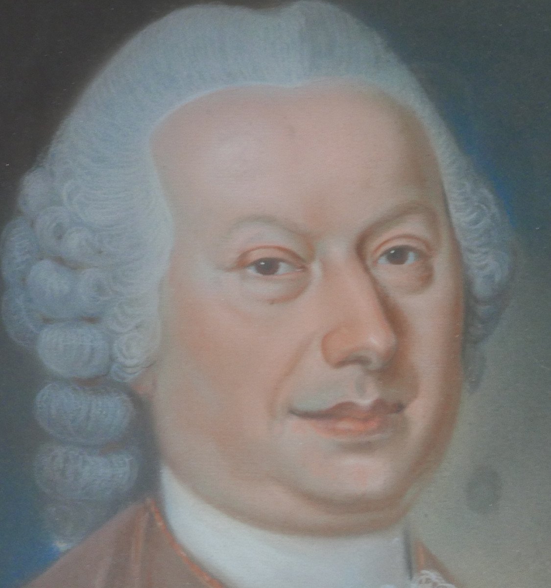 Durand Portrait Of A Man Jacques Marly French School From The 18th Century Pastel-photo-5