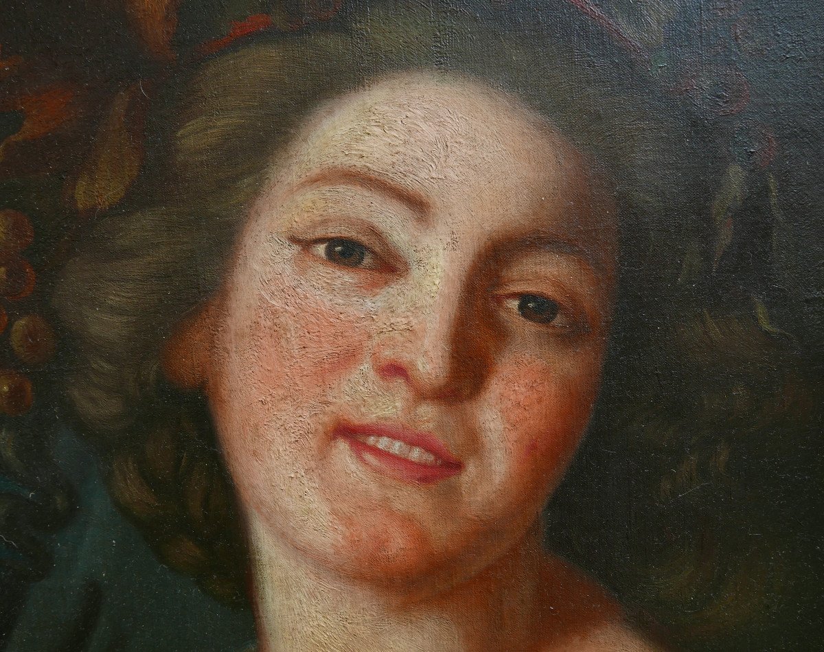 Portrait Of Bacchante Woman From Arpès Vigée Le Brun Oil/canvas From The 18th Century-photo-7