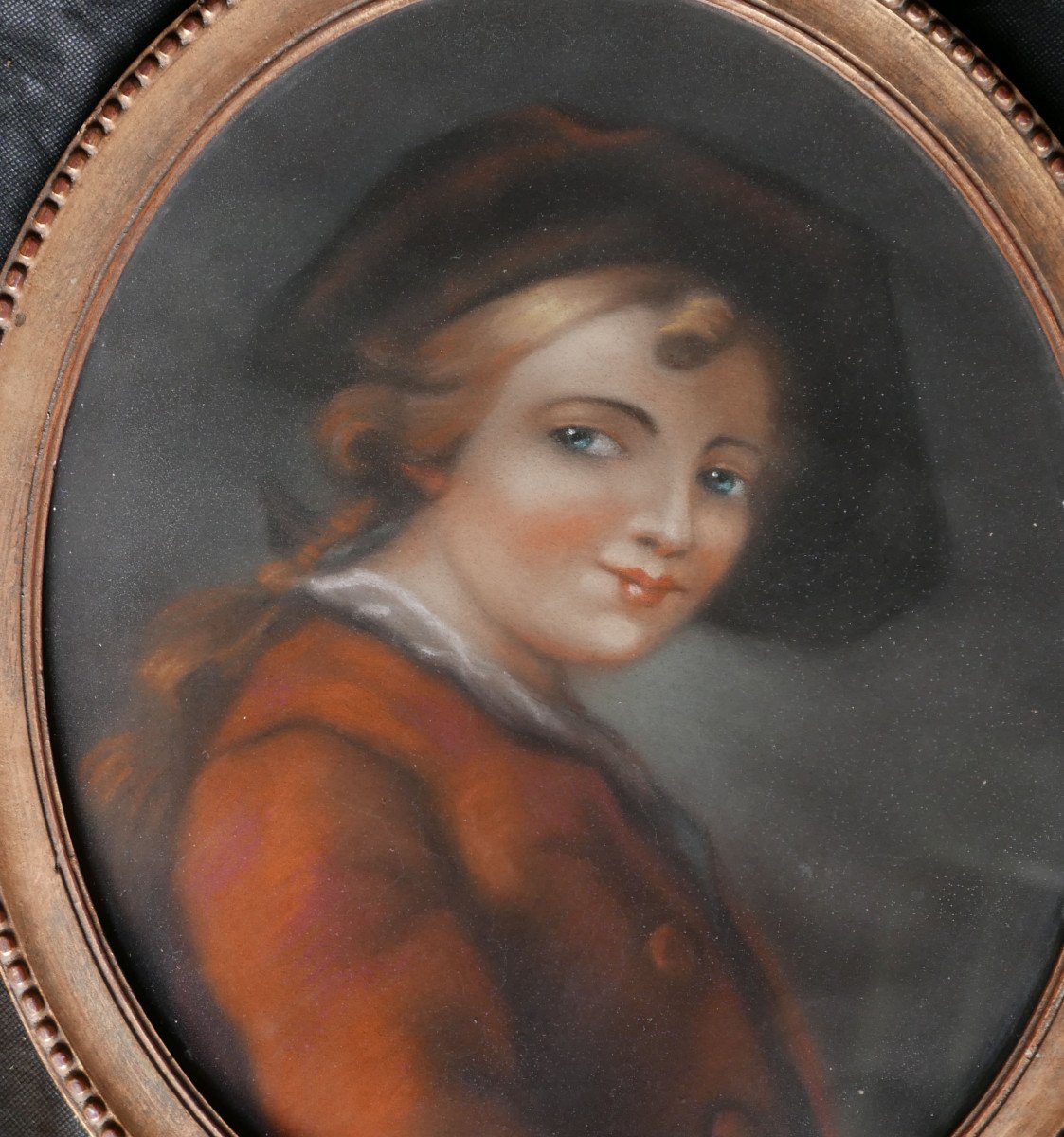 Portrait d'Un Jeune Homme Epoque Louis XVI Pastel  XVIIIe Siècle d'Après Drouais-photo-3