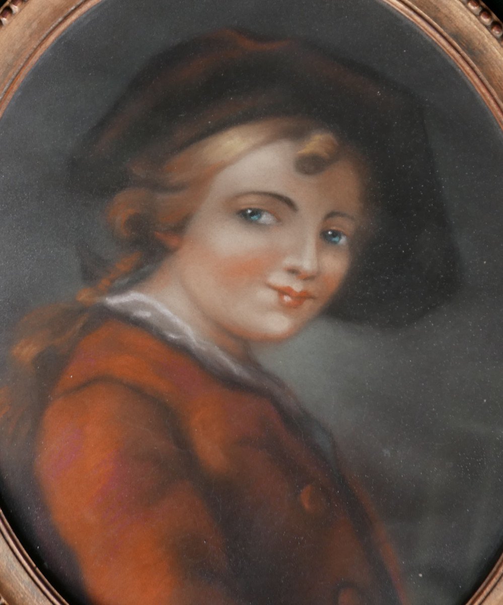 Portrait d'Un Jeune Homme Epoque Louis XVI Pastel  XVIIIe Siècle d'Après Drouais-photo-4