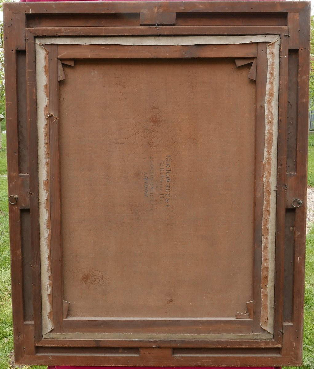 Williams Grand Portrait De Jeune Femme Huile/toile Du XIXème Siècle-photo-8