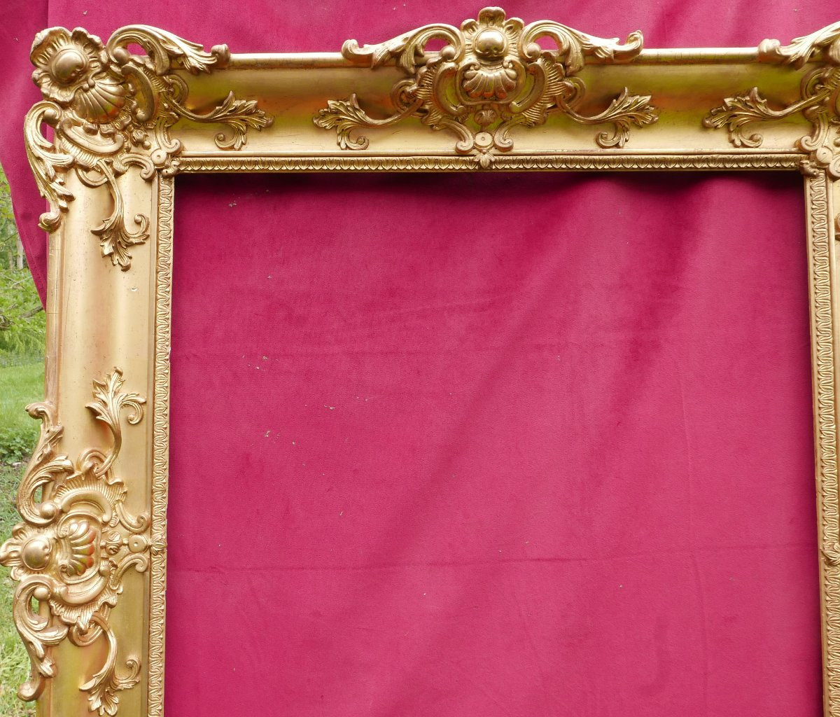 N°930 Grand Cadre Du XIXème Siècle Pour Châssis 72 X 62.2 Cm-photo-2