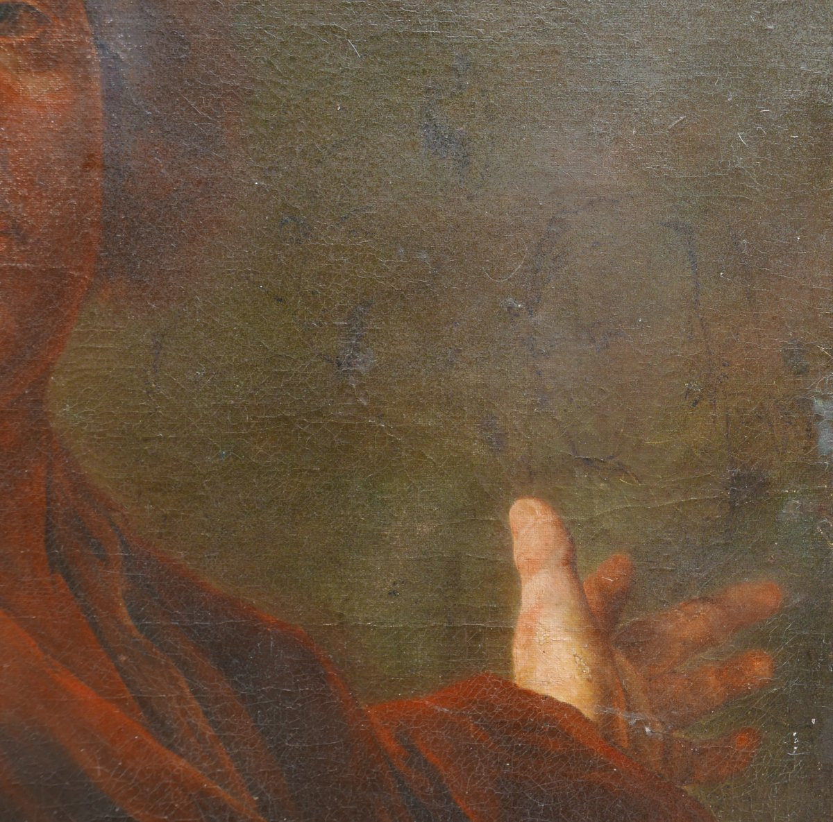 Portrait Of A Man After Nicolas Largillière Oil/canvas Late 18th Century-photo-3