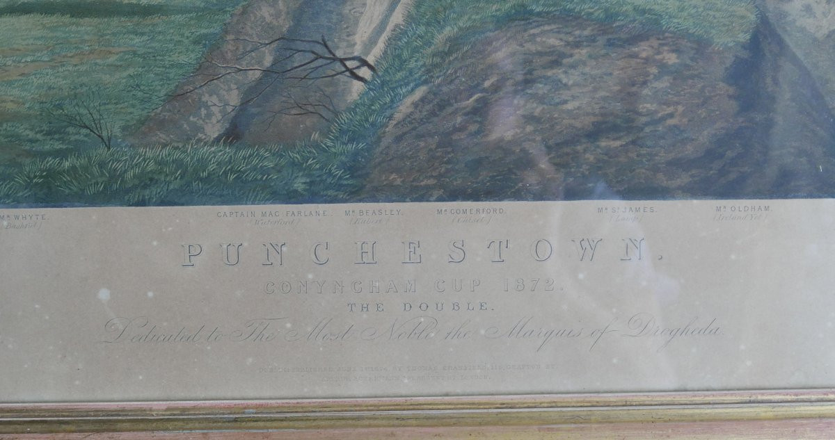 Edward Hester Lot de 4 Gravures Equestre Course Conyngham fin XIXème siècle-photo-7