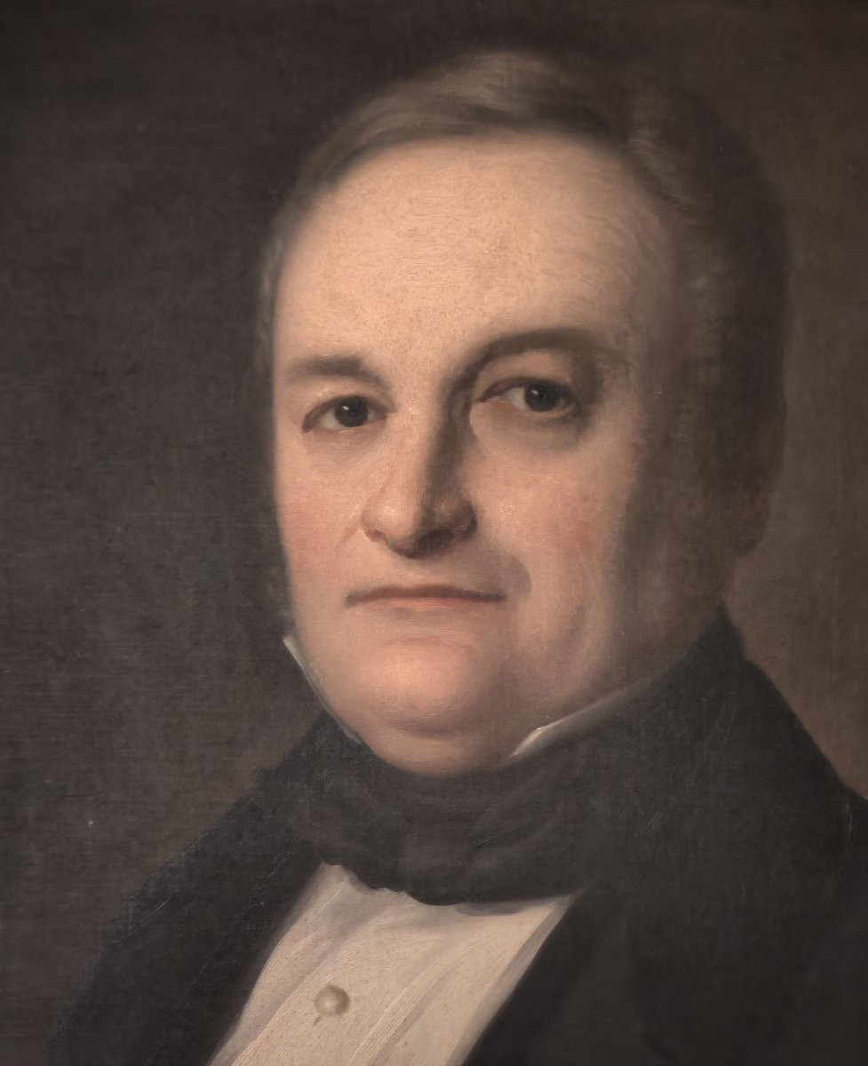 Portrait Of A Man, Louis Philippe Period, Oil/canvas, 19th Century-photo-2