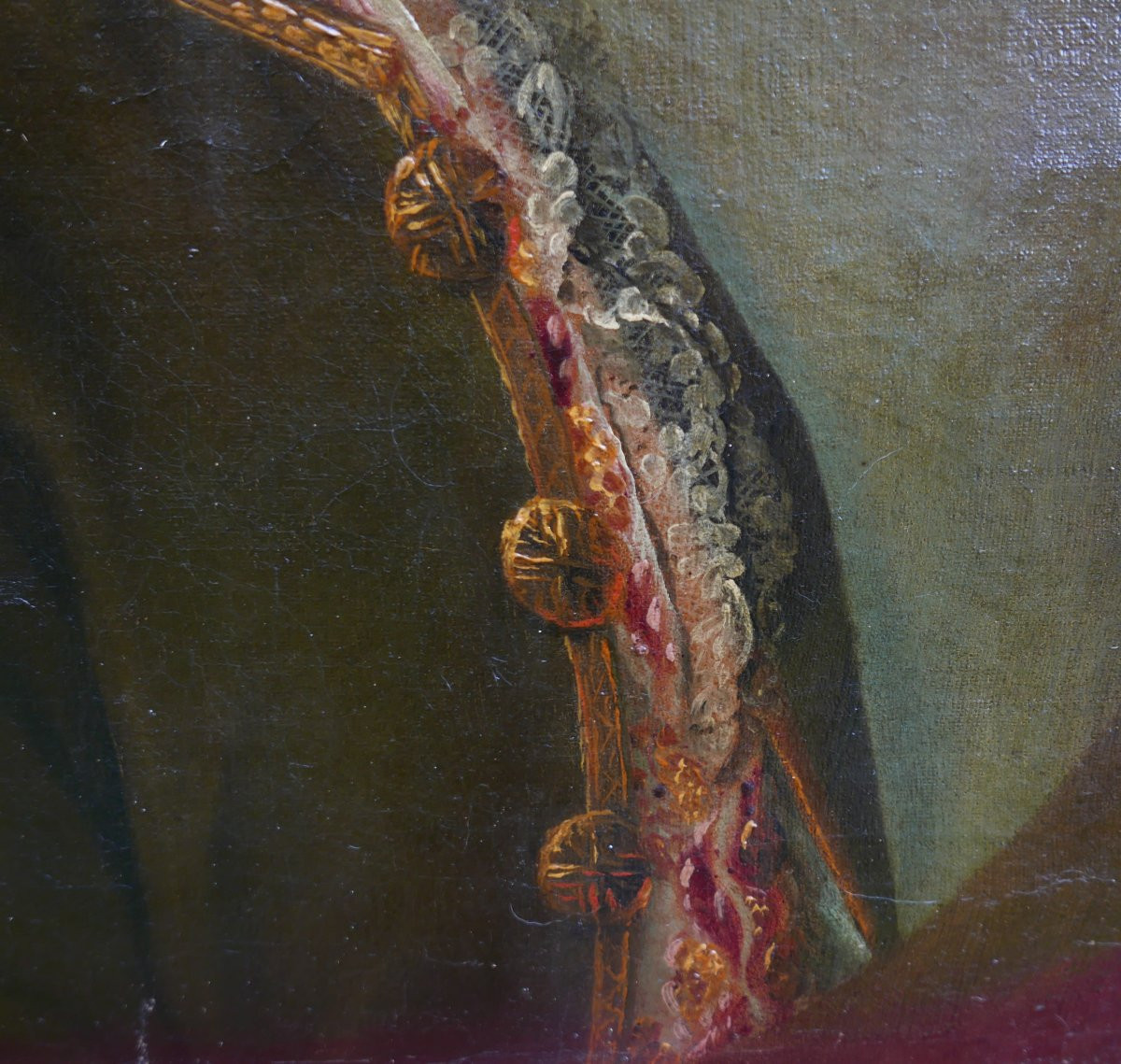 Portrait d'un Homme Epoque Louis XVI Huile/Toile du XVIIIème siècle-photo-2