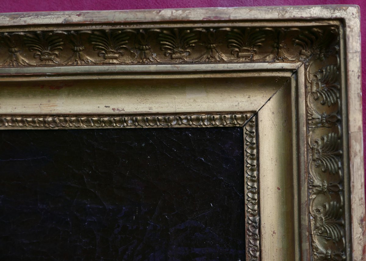 Portrait d'Homme Ecclésiastique Epoque Louis XV Huile/Toile du XVIIIème siècle-photo-4