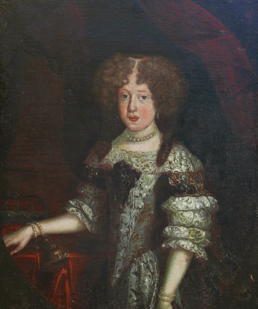 Portrait Of A Princess, Louis XIV Period, 17th Century Oil/canvas