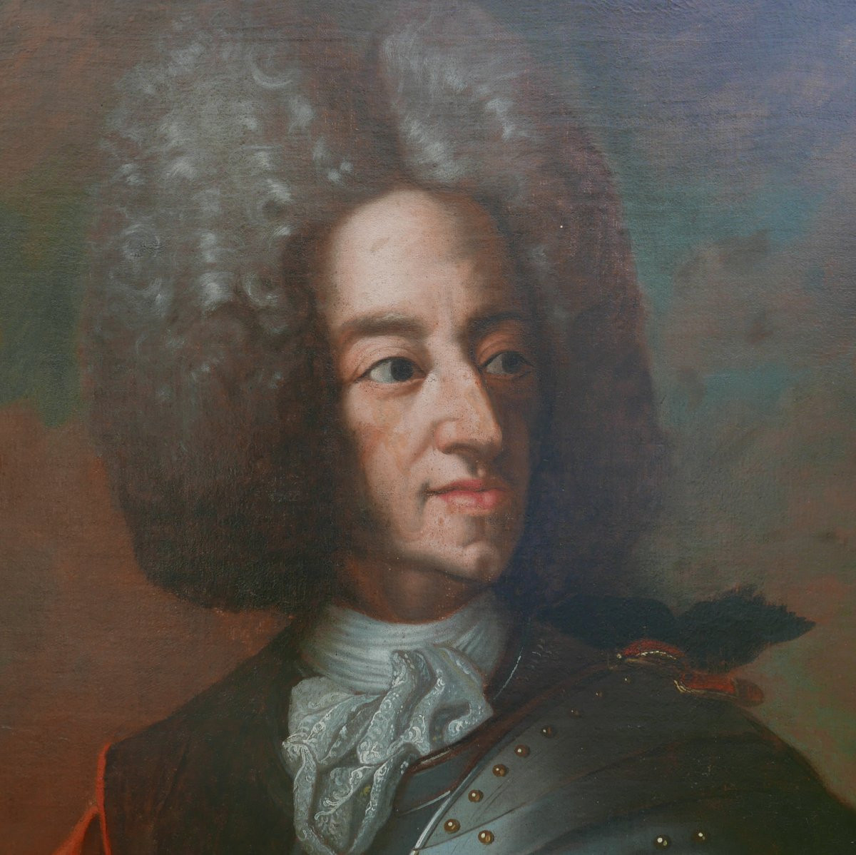 Portrait Of A Man Maximilian II Emmanuel Of Bavaria Oil/canvas 17th Century-photo-4