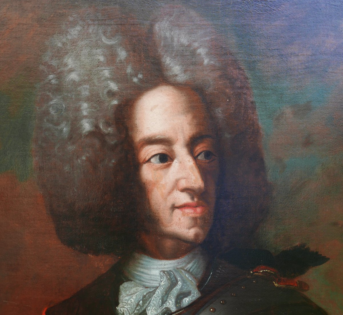 Portrait Of A Man Maximilian II Emmanuel Of Bavaria Oil/canvas 17th Century-photo-3