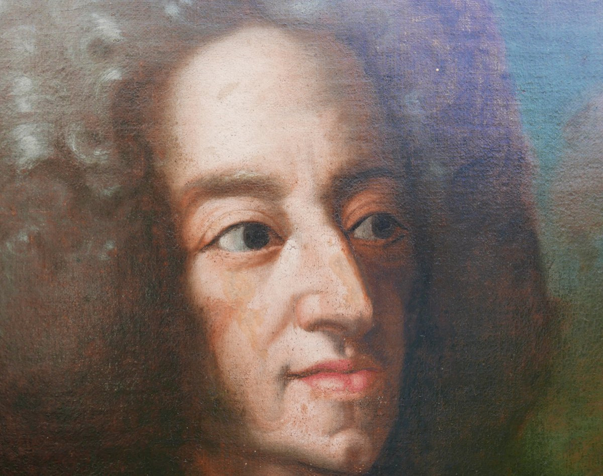 Portrait Of A Man Maximilian II Emmanuel Of Bavaria Oil/canvas 17th Century-photo-5
